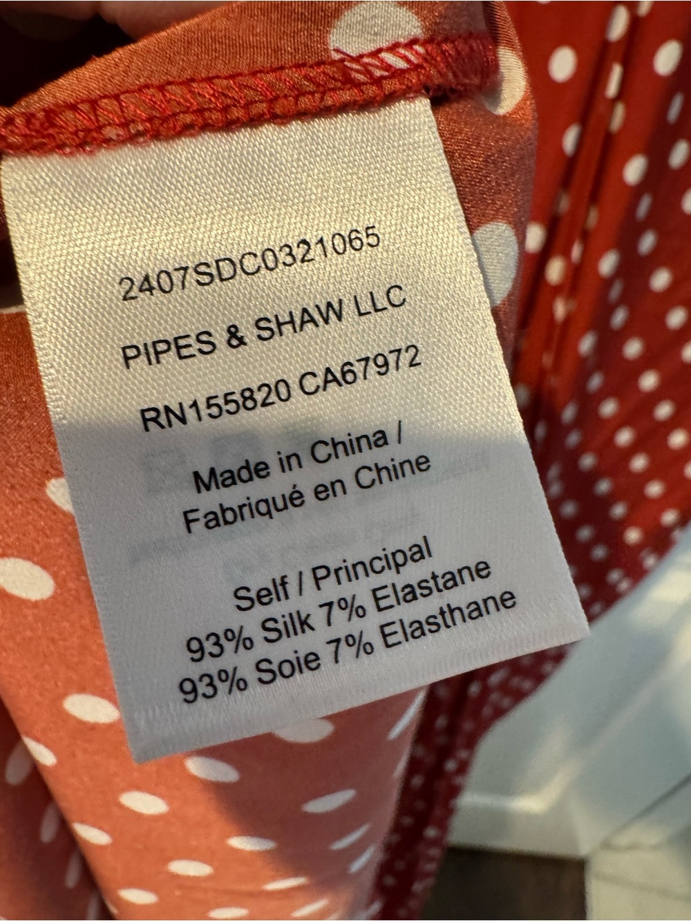 Veronica Beard Lex Polka Dot Midi Wrap Dress in Rust Red | Size 2 - Picture 9 of 9